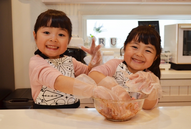子供のレクレーションが料理作り